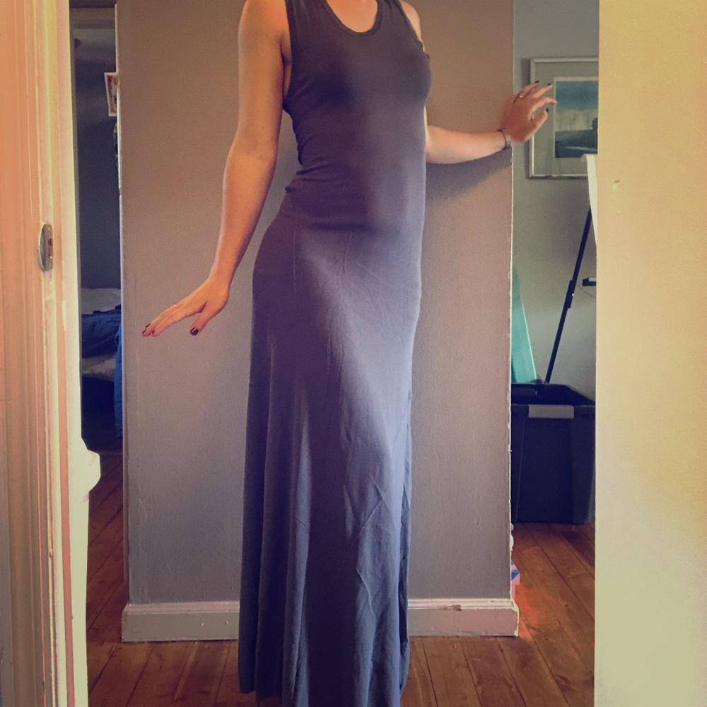 Steele blue maxi dress